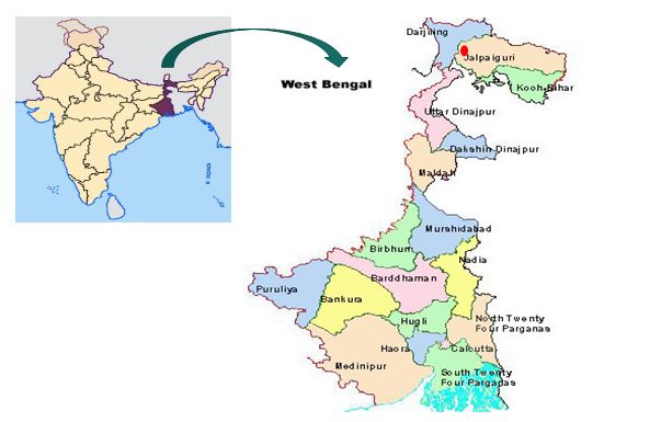 Map Of West Bengal