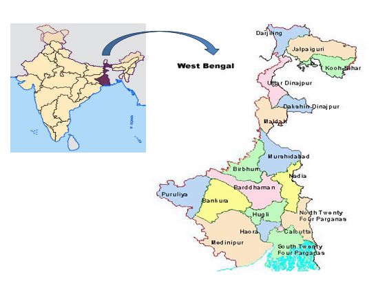 Map Of West Bengal